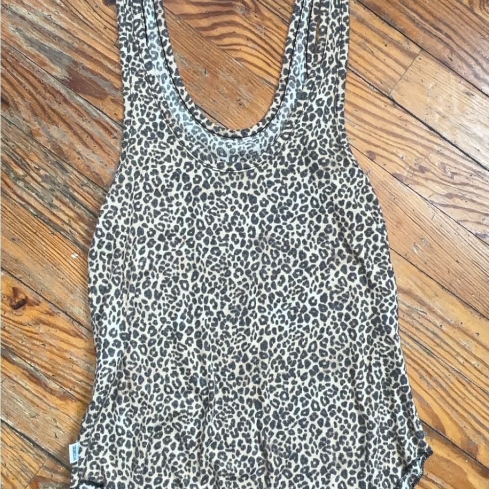 PINK Victoria's Secret Leopard Print Tank Top